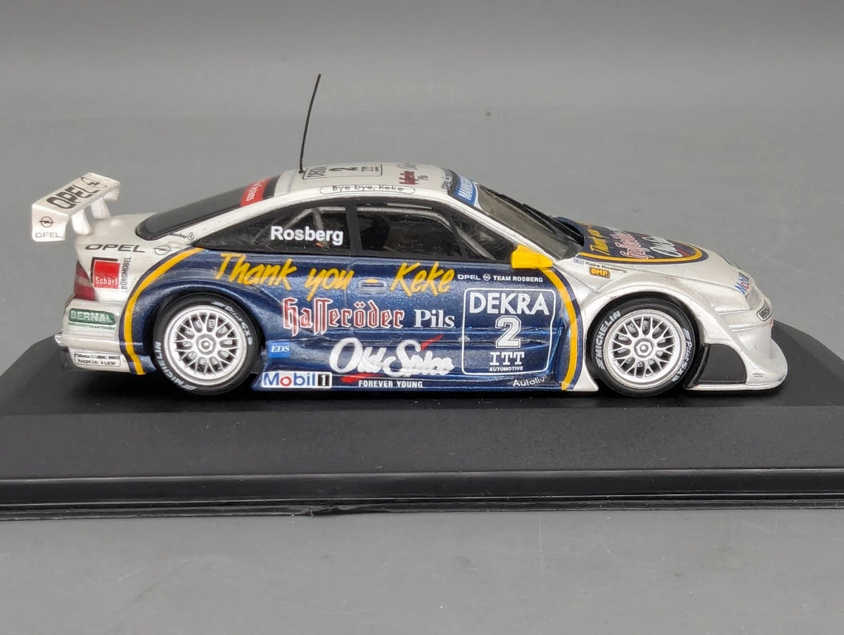 Modellautos 1:43 Minichamps Opel Calibra V6 DTM 1996 Bye Bye Keke #2 Rosberg OVP
