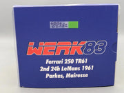 Modellautos 1:18 Werk83 Ferrari 250 TR61 2nd 24h Le Mans 1961 #11 mit OVP