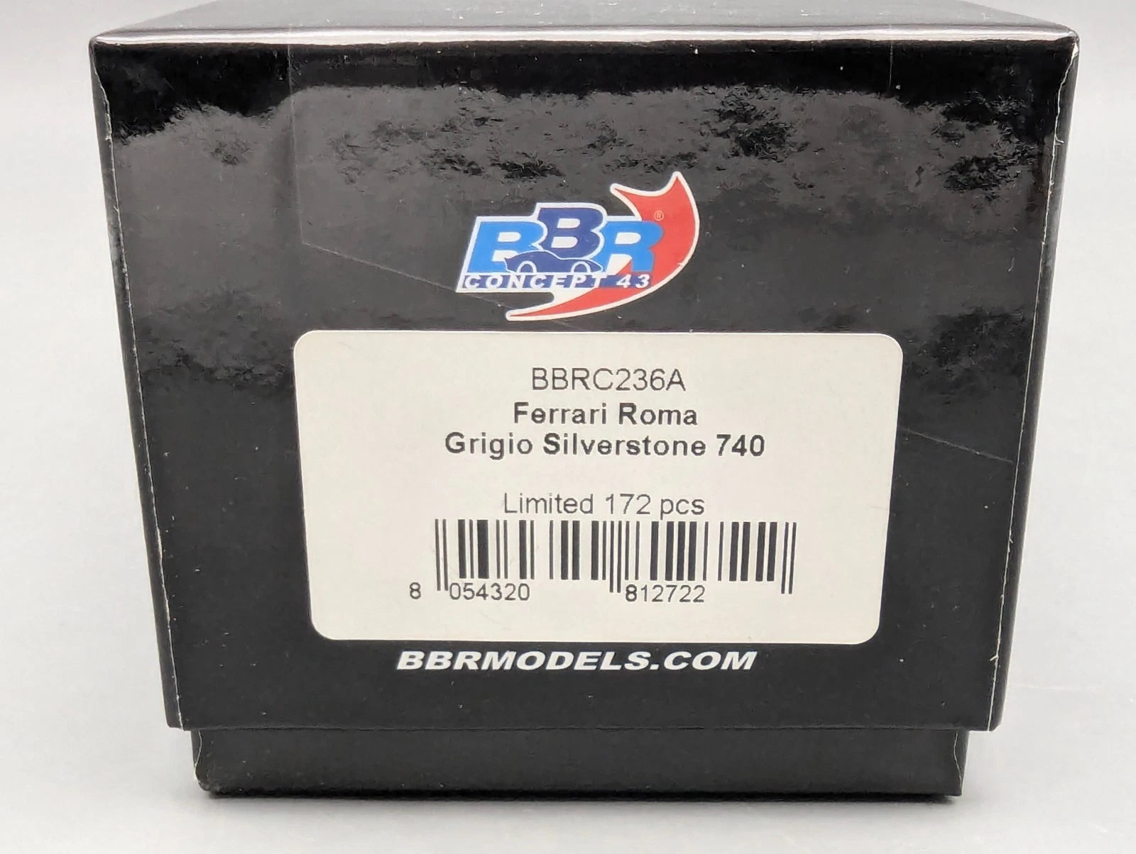 Modellautos 1:43 BBR Concept43 Ferrari Roma 082/172 Grigio Silverstone 740 OVP