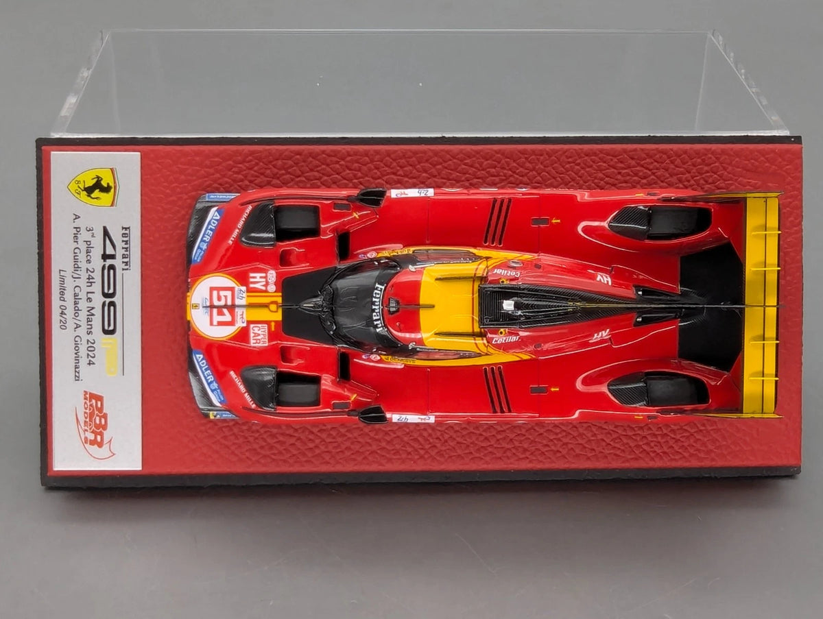 Modellautos 1:43 BBR  Concept43 Ferrari 499P 24h Le Mans 2024 Ltd 04/20 #51 OVP