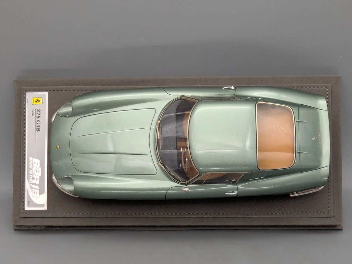 Modellautos 1:18 BBR Ferrari 275 GTB 1966 Metallic Green RGM Ltd 01/10 OVP