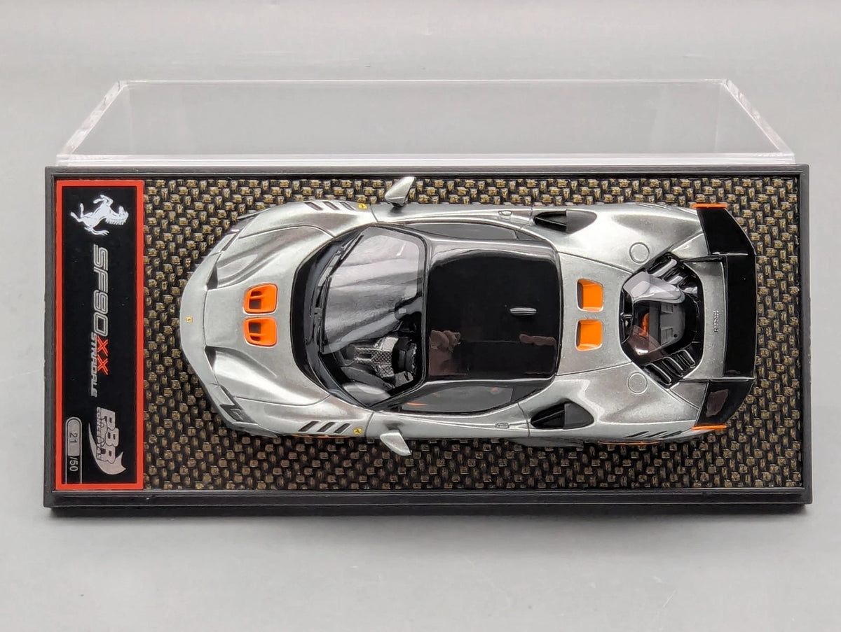 Modellautos 1:43 BBR Concept43 Ferrari SF90 XX Stradale Ltd 21/50 Grigio mit OVP