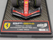 Modellautos  1:43 BBR Concept43 Ferrari SF-24 WINNER GP AUS 2024 #55 Sainz OVP