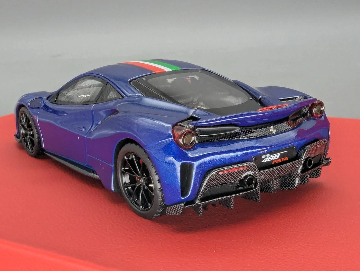 Modellautos 1:43 BBR Ferrari 488 Pista RHD Blu TdF 2019 Romans 2020 Ltd 1/5 OVP
