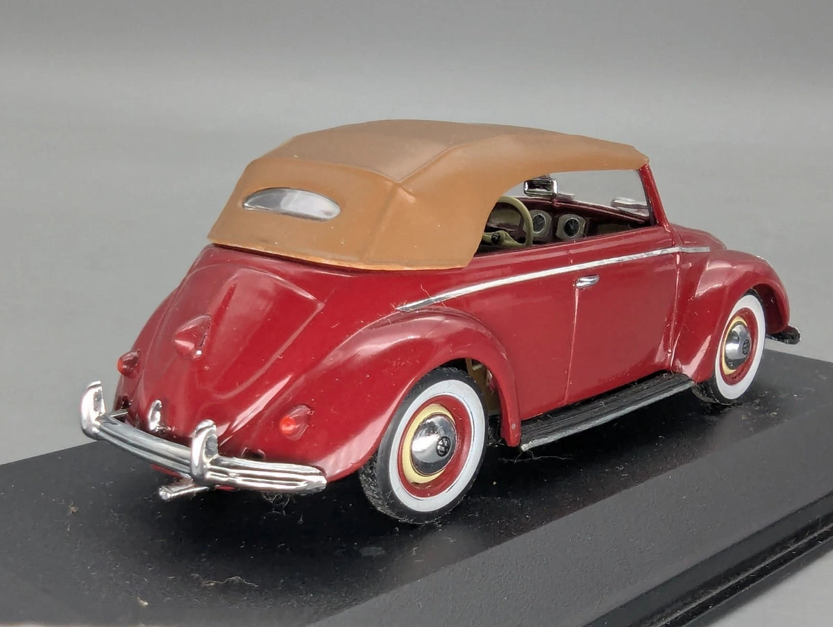 Modellautos 1:43 Minichamps Volkswagen VW Käfer Cabriolet Softtop 1200 1951 OVP