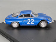 Modellautos 1:43 Trofeu Alpine A110 1600 S Rallye AGACI 1972 #22 mit Vitrine
