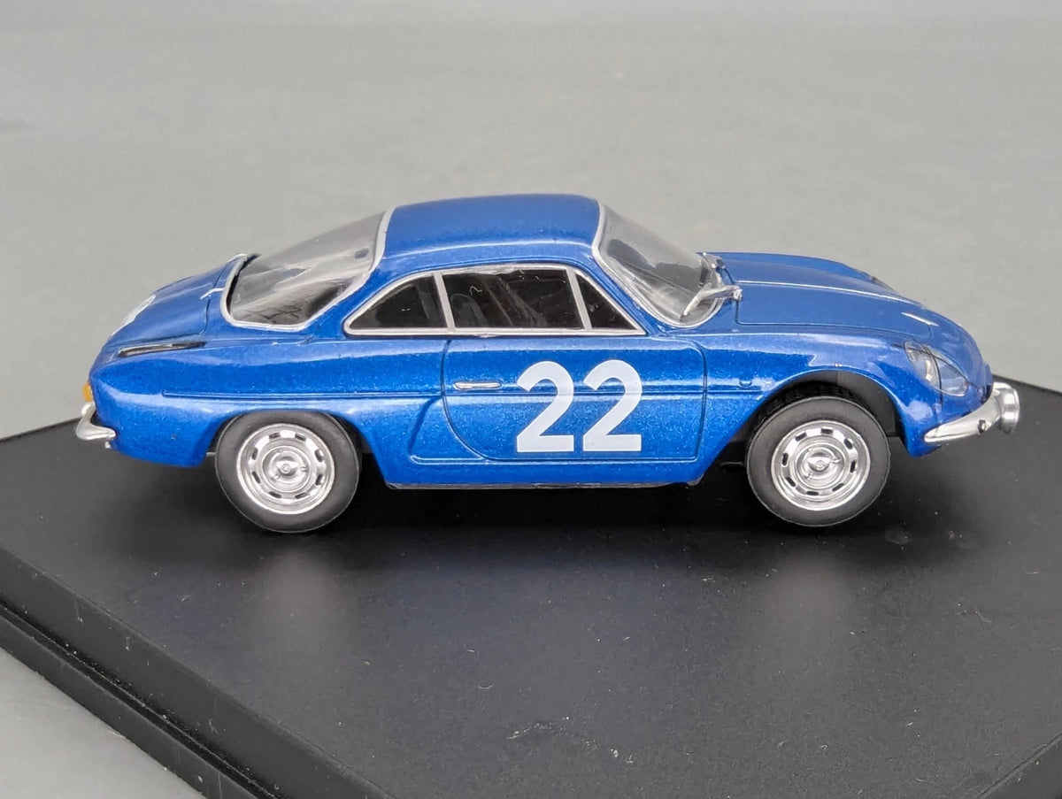 Modellautos 1:43 Trofeu Alpine A110 1600 S Rallye AGACI 1972 #22 mit Vitrine