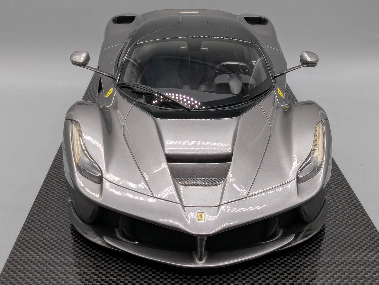 Modellautos 1:12 Amalgam Ferrari La Ferrari Ltd #01/10 Silber Zertifikat mit OVP