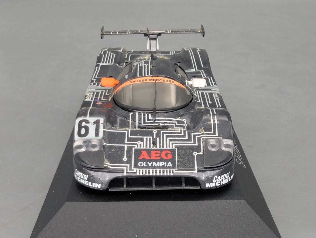 Modellautos 1:43 Max Models Sauber Mercedes C9 Kouros LM 1987 #61 mit OVP