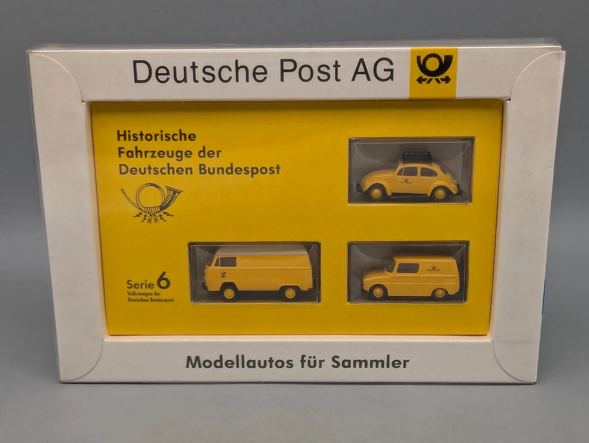 Modellautos H0 1:87 Brekina Serie 6 Volkswagen der Deutschen Bundespost mit OVP