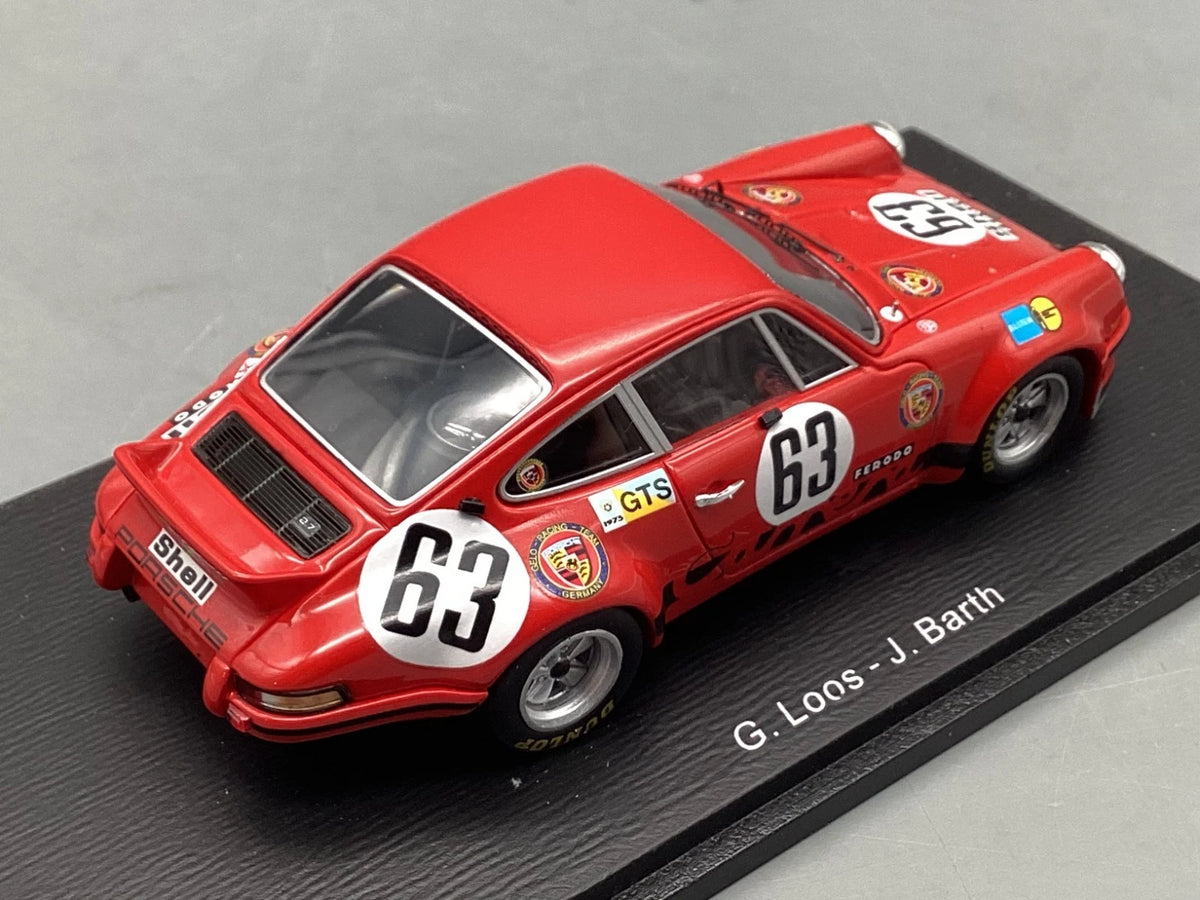 Modellautos 1:43 Spark Porsche Carrera RSR Le Mans 1973 #63 mit OVP