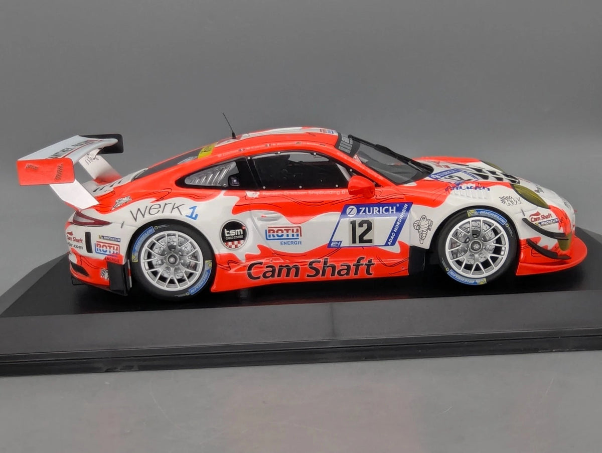 Modellautos 1:18 Minichamps Porsche 911 GT3 R 24h Nürburgring 2017 #12 OVP