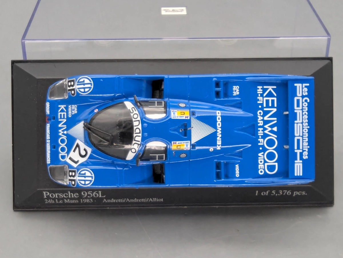 Modellautos 1:43 Minichamps Porsche 956L 24h Le Mans 1983 #21 Andretti u.A. OVP