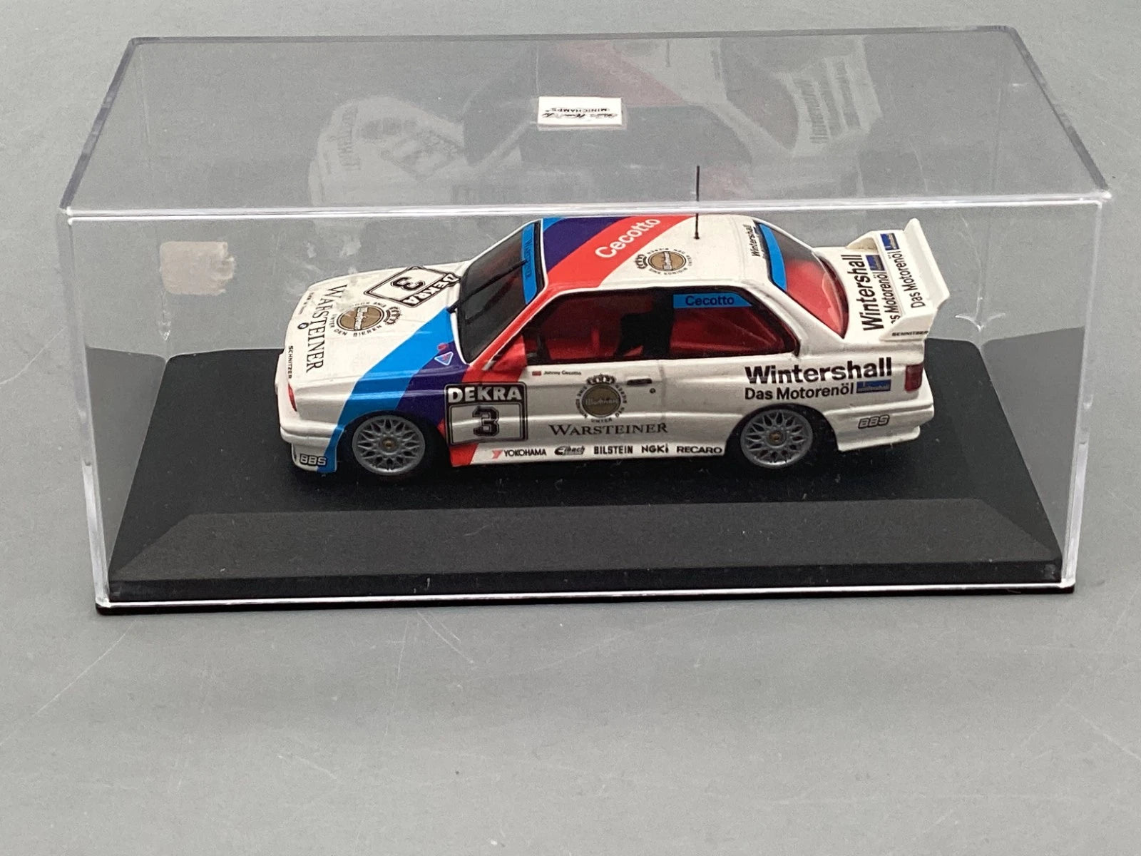 Modellautos 1:43 Minichamps BMW M3 E30 Sport Evo DTM 1991 Cecotto #3 mit OVP