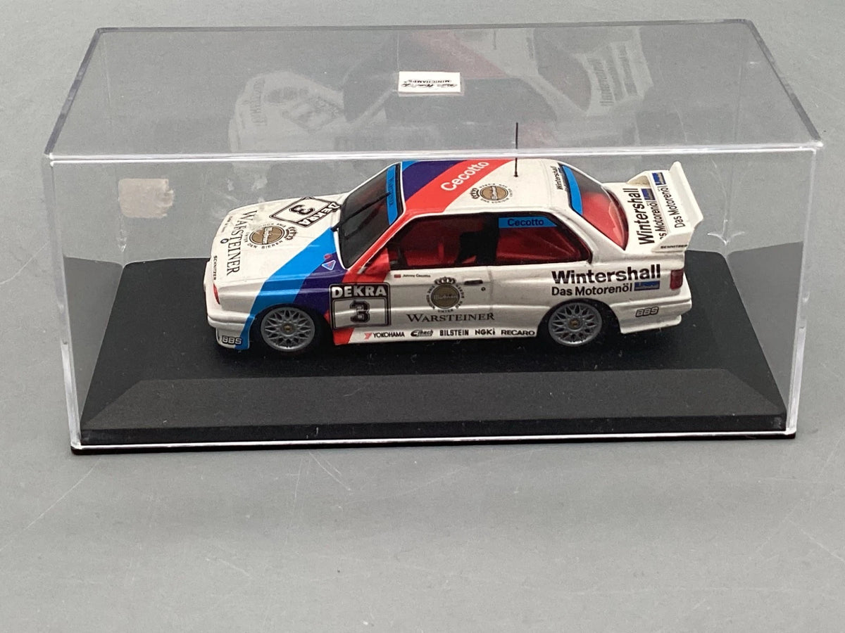 Modellautos 1:43 Minichamps BMW M3 E30 Sport Evo DTM 1991 Cecotto #3 mit OVP