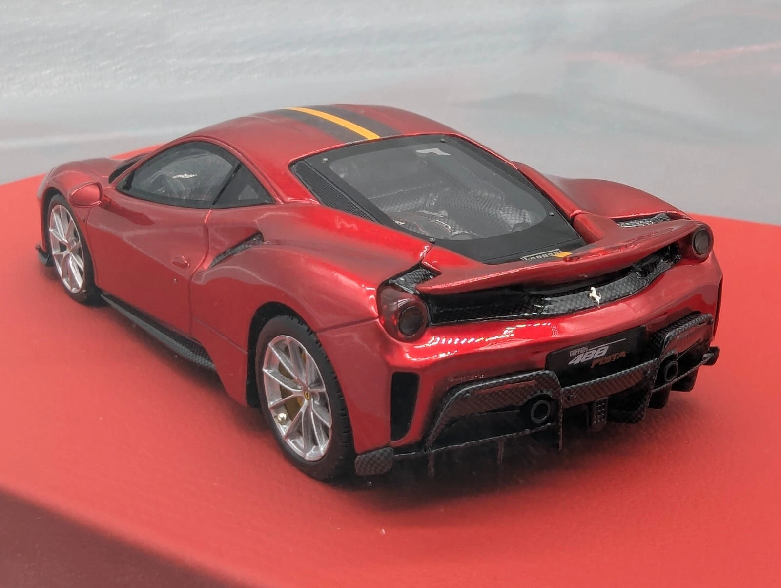 Modellautos 1:43 BBR Ferrari 488 Pista RHD 2020 Romans International 1/5 OVP