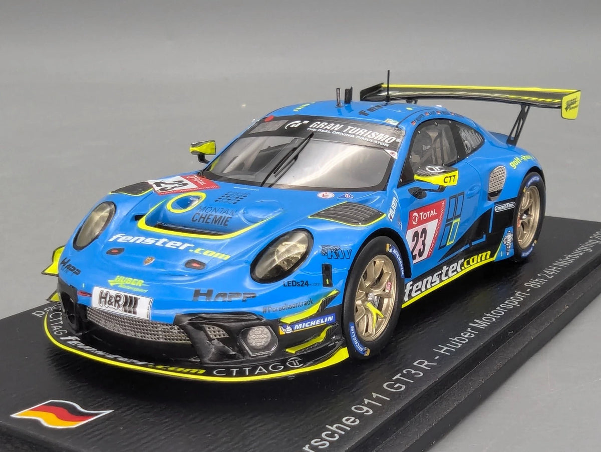 Modellautos 1:43 Spark SG757 Porsche 911 GT3 R 24h Nürburgring 2021  #23 OVP