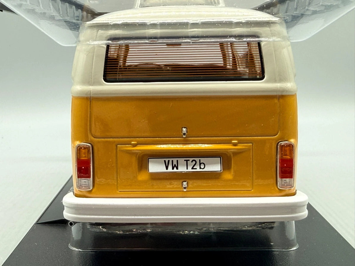 Modellautos 1:18 KK-Scale VW T2b Bus 1972 Gelb Weiß mit OVP