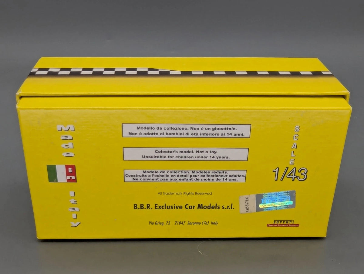 Modellautos 1:43 BBR Ferrari 360 Modena N/GT 2004 Ltd 20/50 #77 OVP