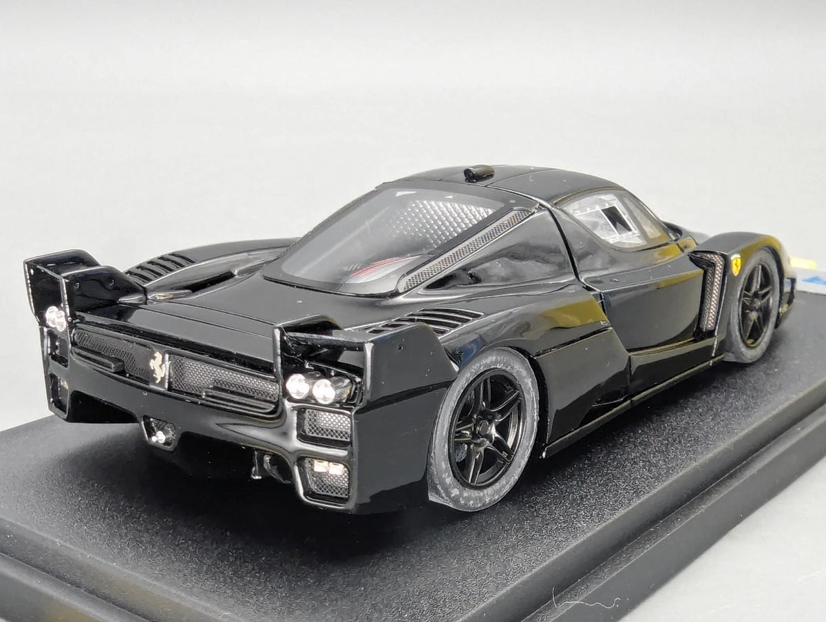 Modellautos 1:43 BBR Ferrari FXX  2006 Black mit Vitrine + OVP