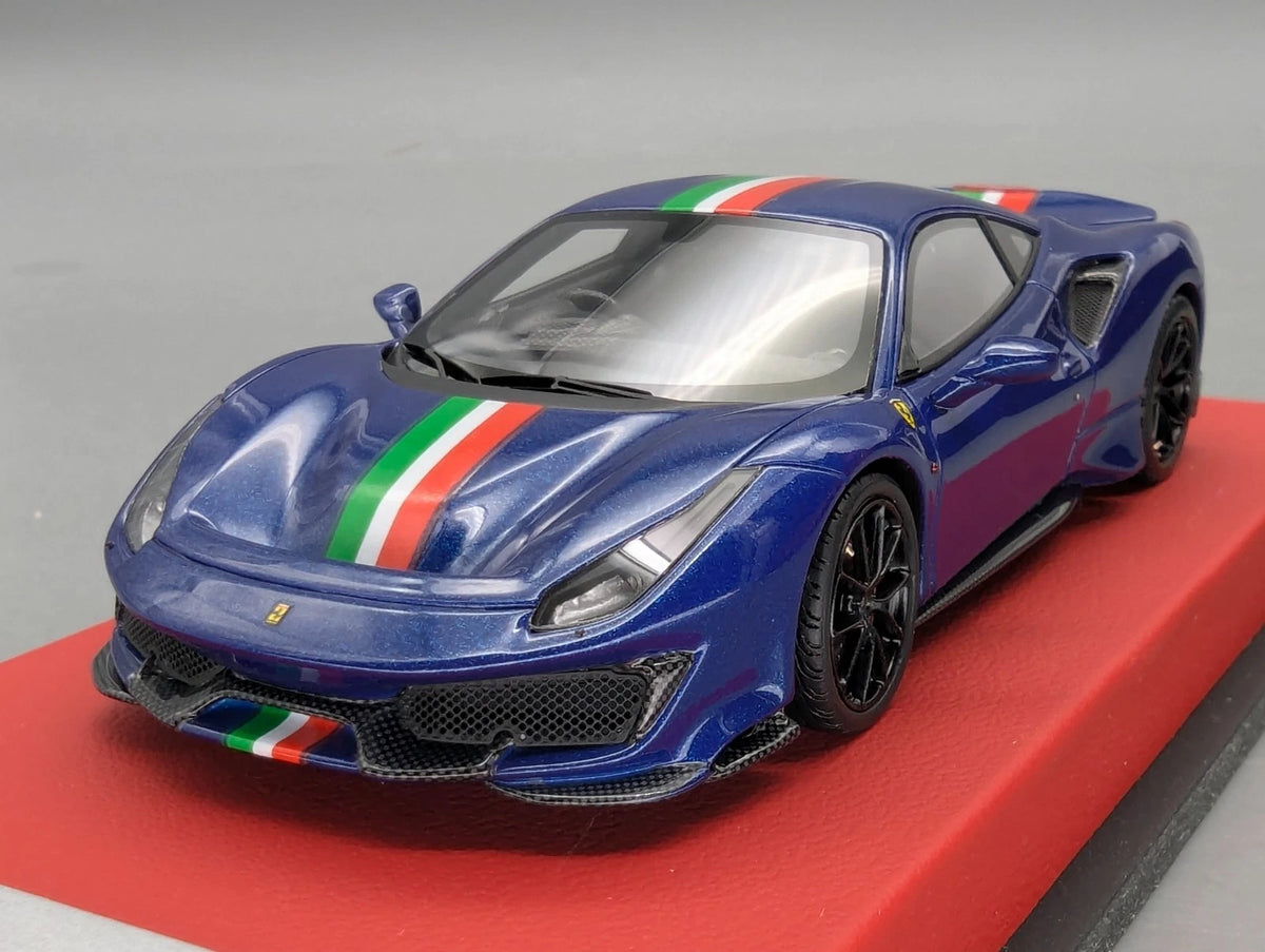 Modellautos 1:43 BBR Concept43 Ferrari 488 Pista RHD Blu TdF 2019 Ltd 7/20 OVP