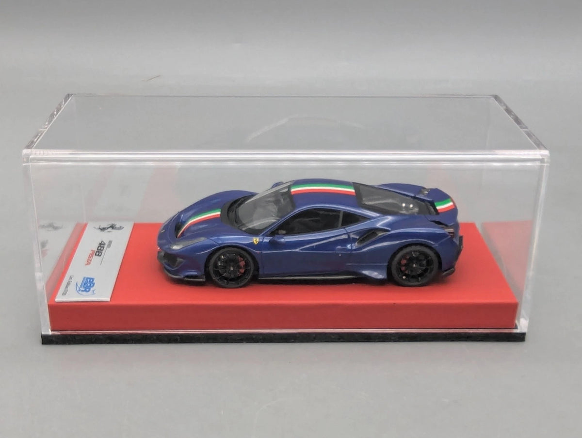 Modellautos 1:43 BBR Concept43 Ferrari 488 Pista RHD Blu TdF 2019 Ltd 7/20 OVP
