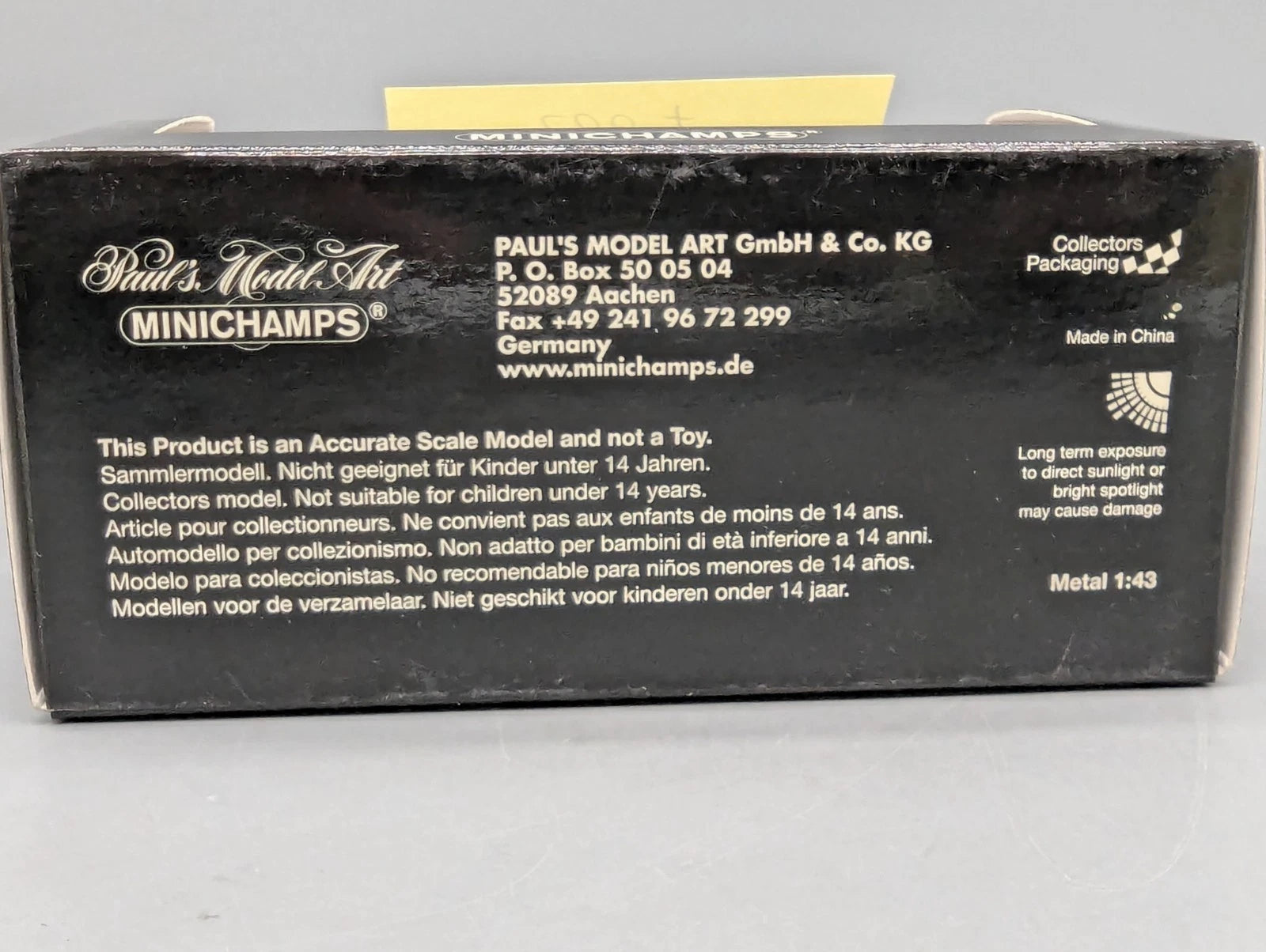 Modellautos 1:43 Minichamps Mercedes Benz SLR McLaren Roadster 2007 mit OVP