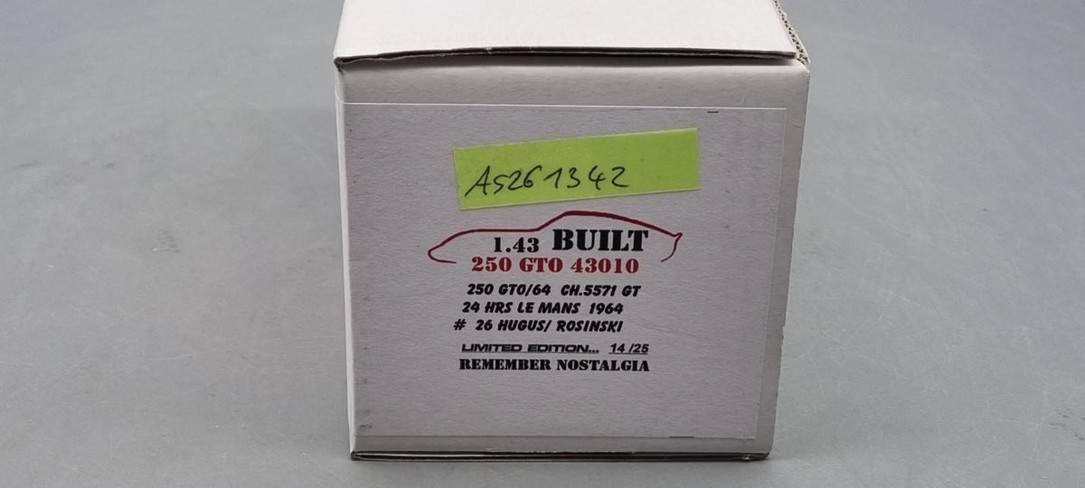 Modellautos 1:43 Remember 43010 Ferrari 250 GTO #26 Le Mans 1964 Ltd 14/25 OVP