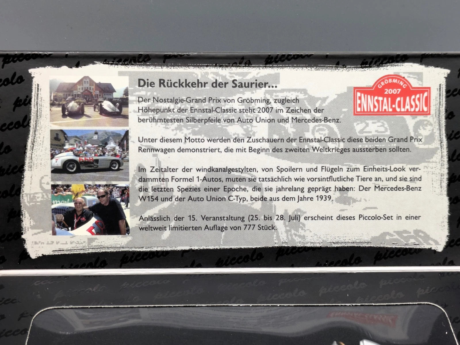 Modellautos 1:90 Schuco Piccolo Set Ennstal-Classic 2007 2-tlg mit OVP