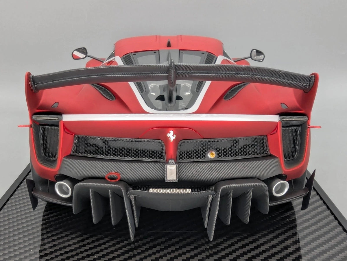 Modellautos 1:12 BBR Ferrari FXX-K EVO Soft Red Unikat Ltd 01/01 mit Vitrine OVP