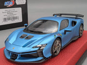 Modellautos 1:43 BBR Concept43 Ferrari SF90XX Stradale Matt Blue Ltd 19/20 OVP