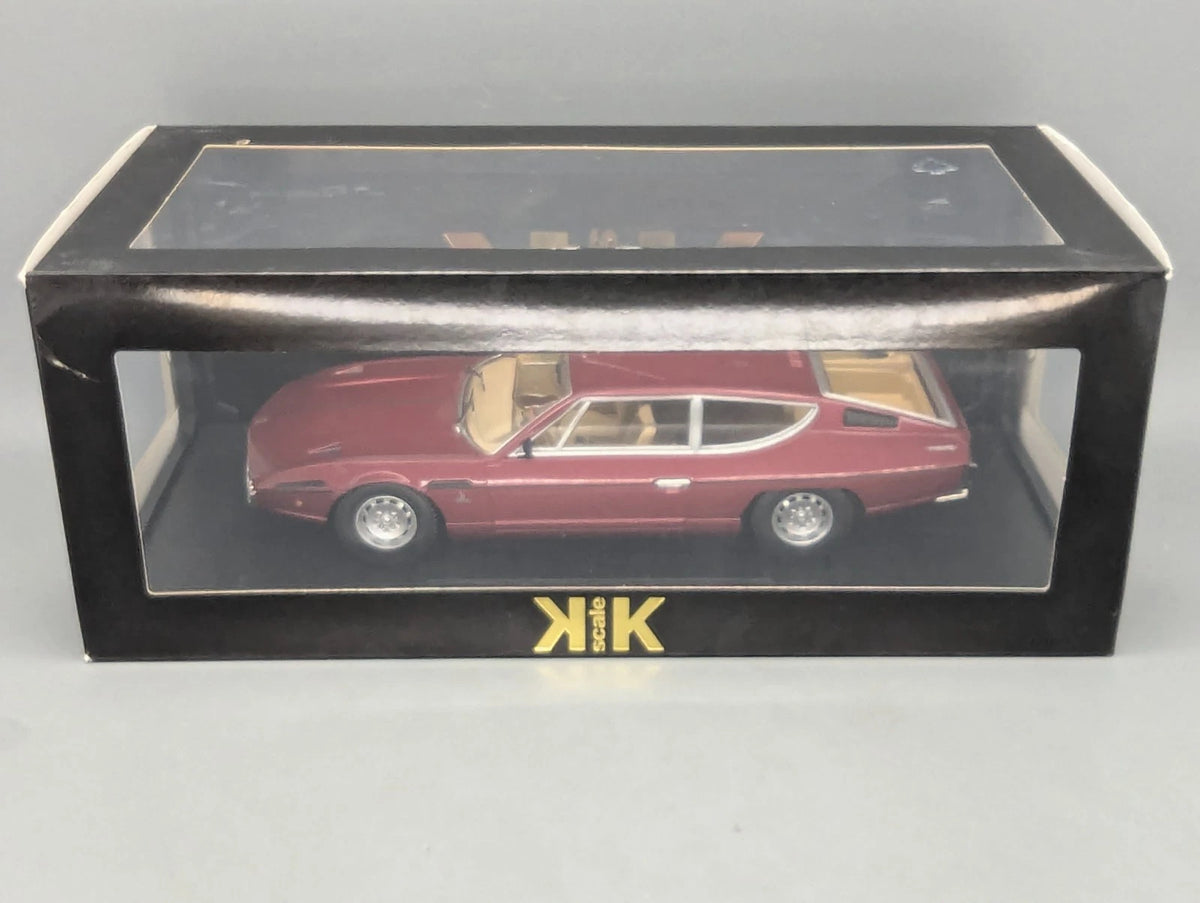 Modellautos 1:18 KK-Scale Lamborghini Espada S2 1970 Rot Metallic mit OVP