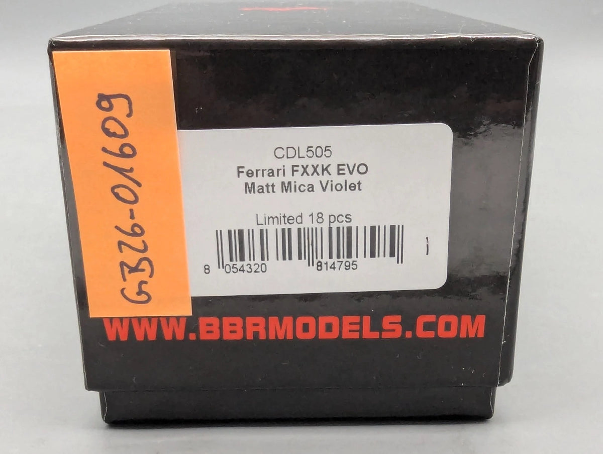 Modellautos 1:43 BBR Executive Calsito Ferrari FXX-K EVO Matt Mica Ltd 01/18 OVP