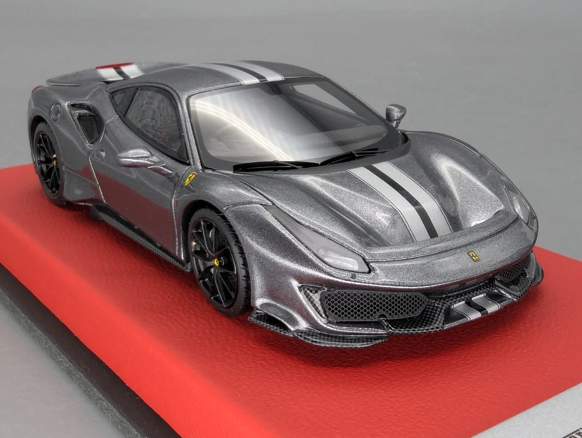 Modellautos 1:43 BBR Concept43 Ferrari 488 Pista RHD 2019 Grigio Ltd 01/20 OVP