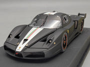 Modellautos 1:43 BBR Ferrari FXX  2006 Black Matt Ltd 19/20 mit Vitrine und OVP