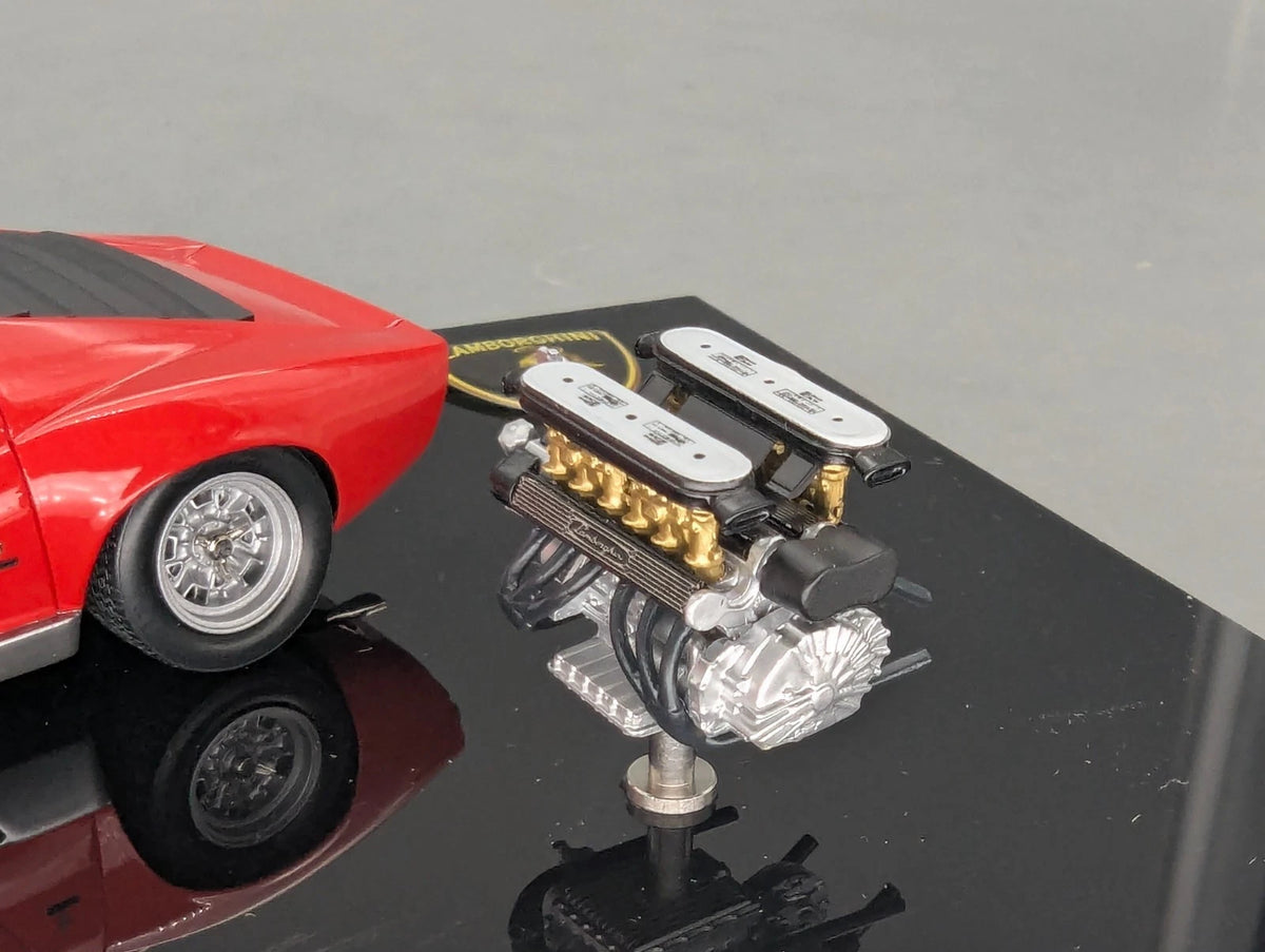 Eidolon Make Up 1:43 Lamborghini Miura P400 SV 1971 Red Engine Set mit OVP