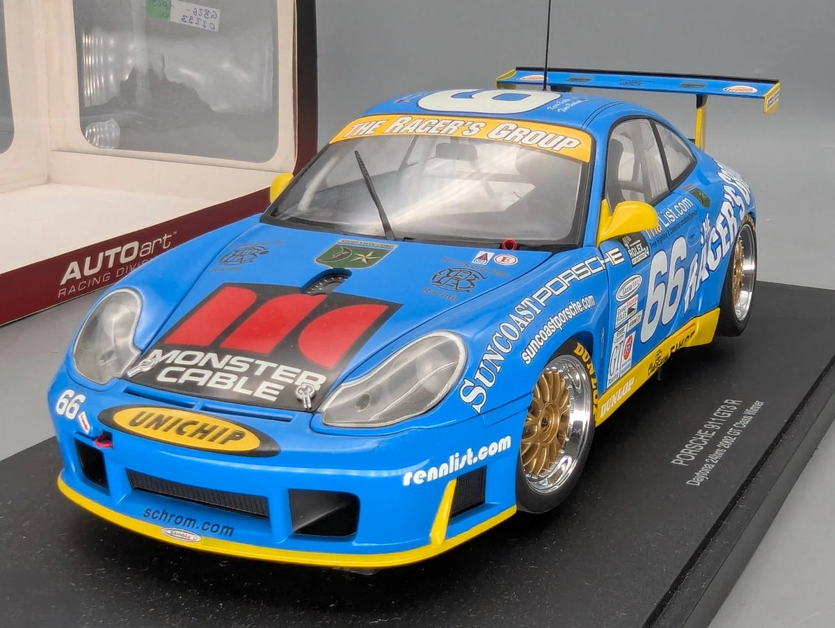 Modellautos 1:18 Autoart Porsche 911 GT3 R 24h Daytona 2002 WINNER  #66 mit OVP
