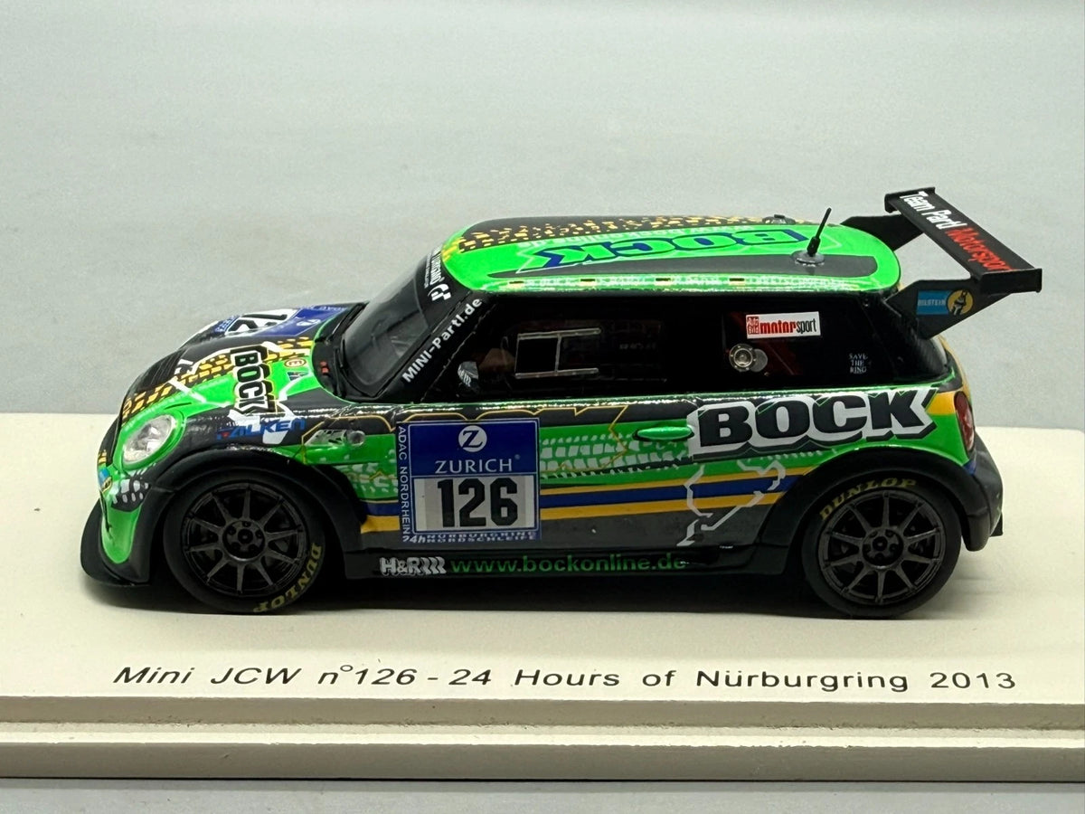 Modellautos 1:43 Spark Mini JCW #126 24h Nürburgring 2013 + OVP