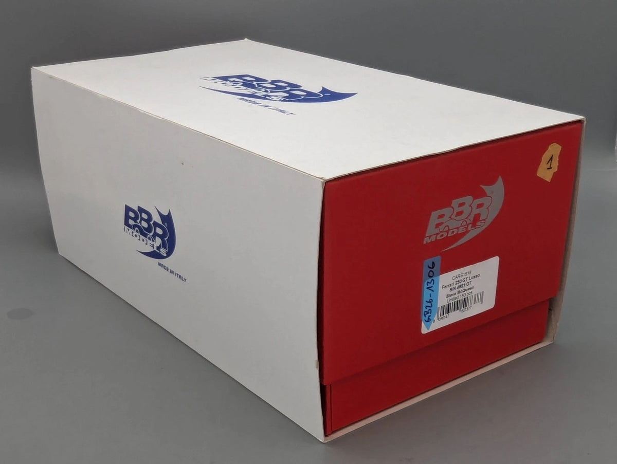 Modellautos 1:18 BBR Ferrari 250 GT Lusso S/N 4891 GT S. Mc Queen Ltd 1/180 OVP