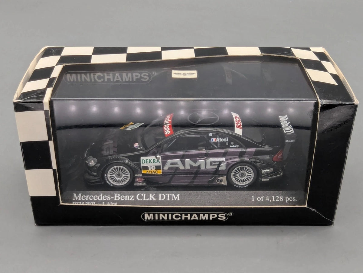 Modellautos 1:43 Minichamps Mercedes Benz CLK DTM 2003 #10 J. Alesi mit OVP