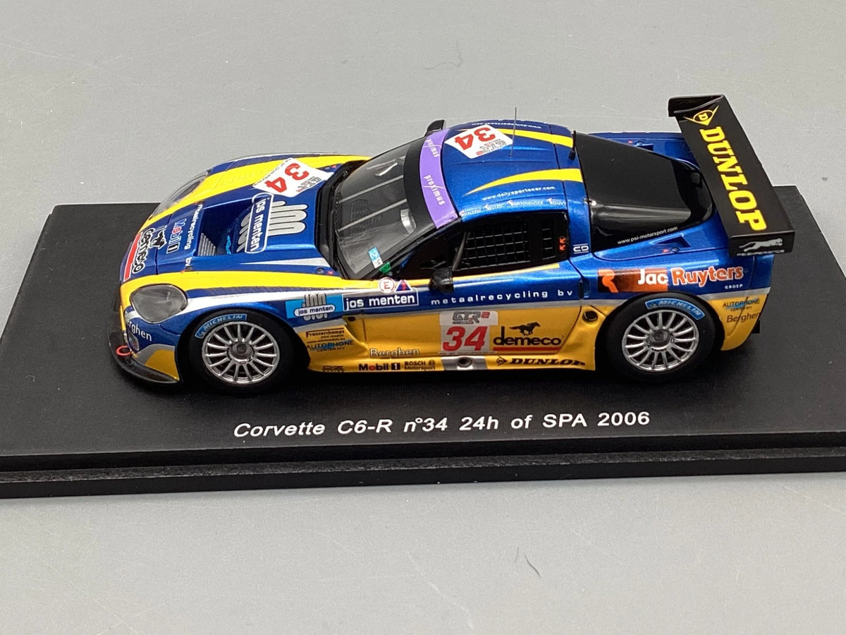 Modellautos 1:43 Spark Corvette C6-R 24h Spa 2006 #34 mit OVP