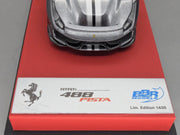 Modellautos 1:43 BBR Concept43 Ferrari 488 Pista RHD 2019 Grigio Ltd 01/20 OVP