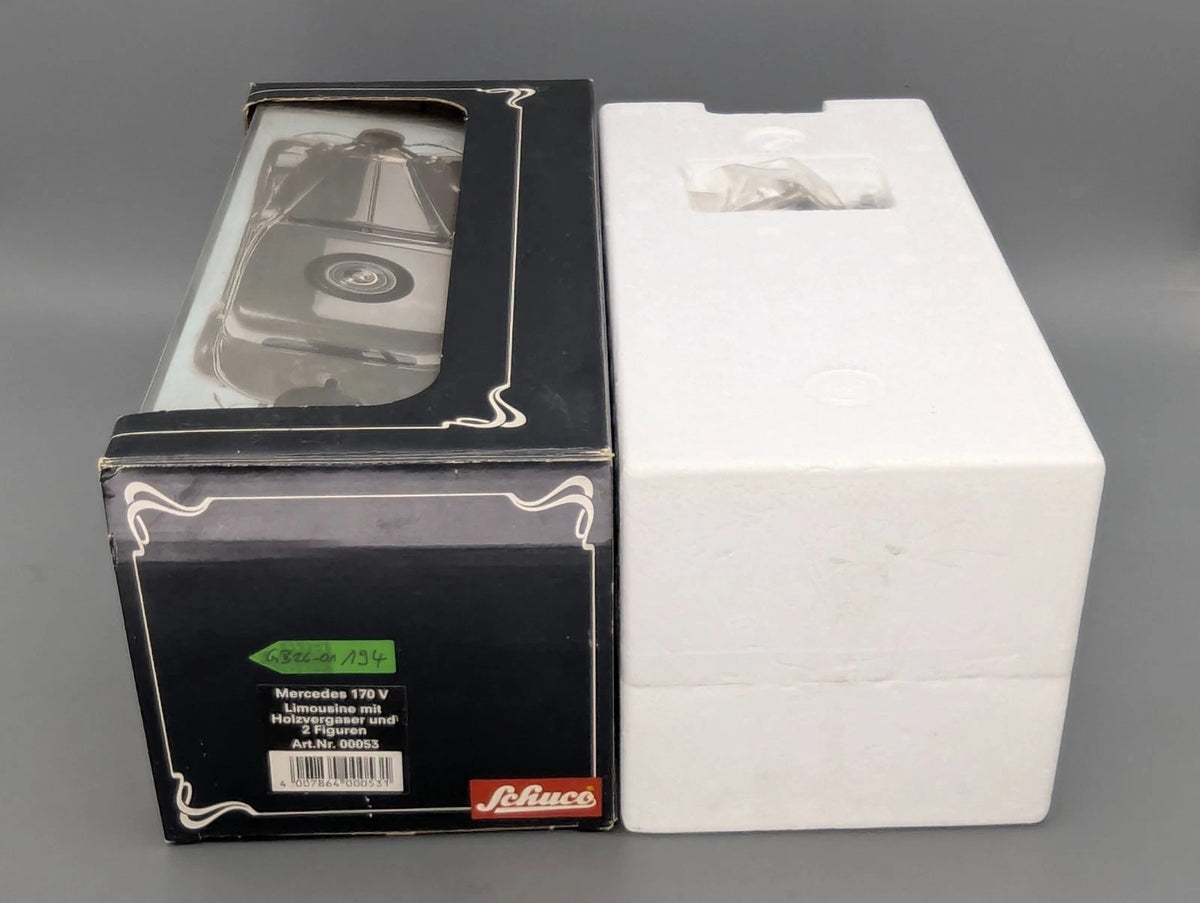 Modellautos 1:18 Schuco Mercedes Benz 170V Limousine mit Holzvergaser OVP