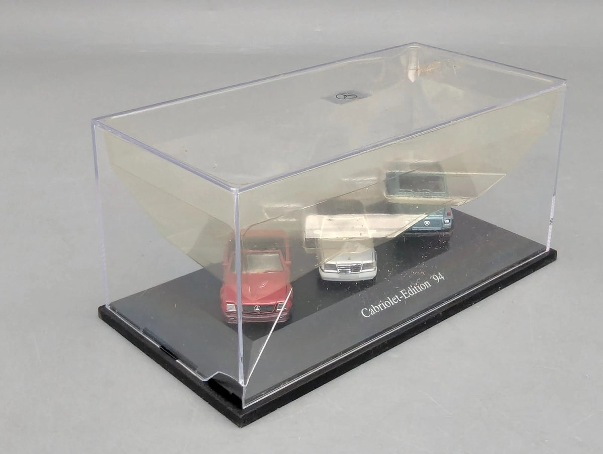 Modellauto H0 1:87 Herpa Mercedes Benz Cabriolet Edition '94 3-tlg Set mit OVP
