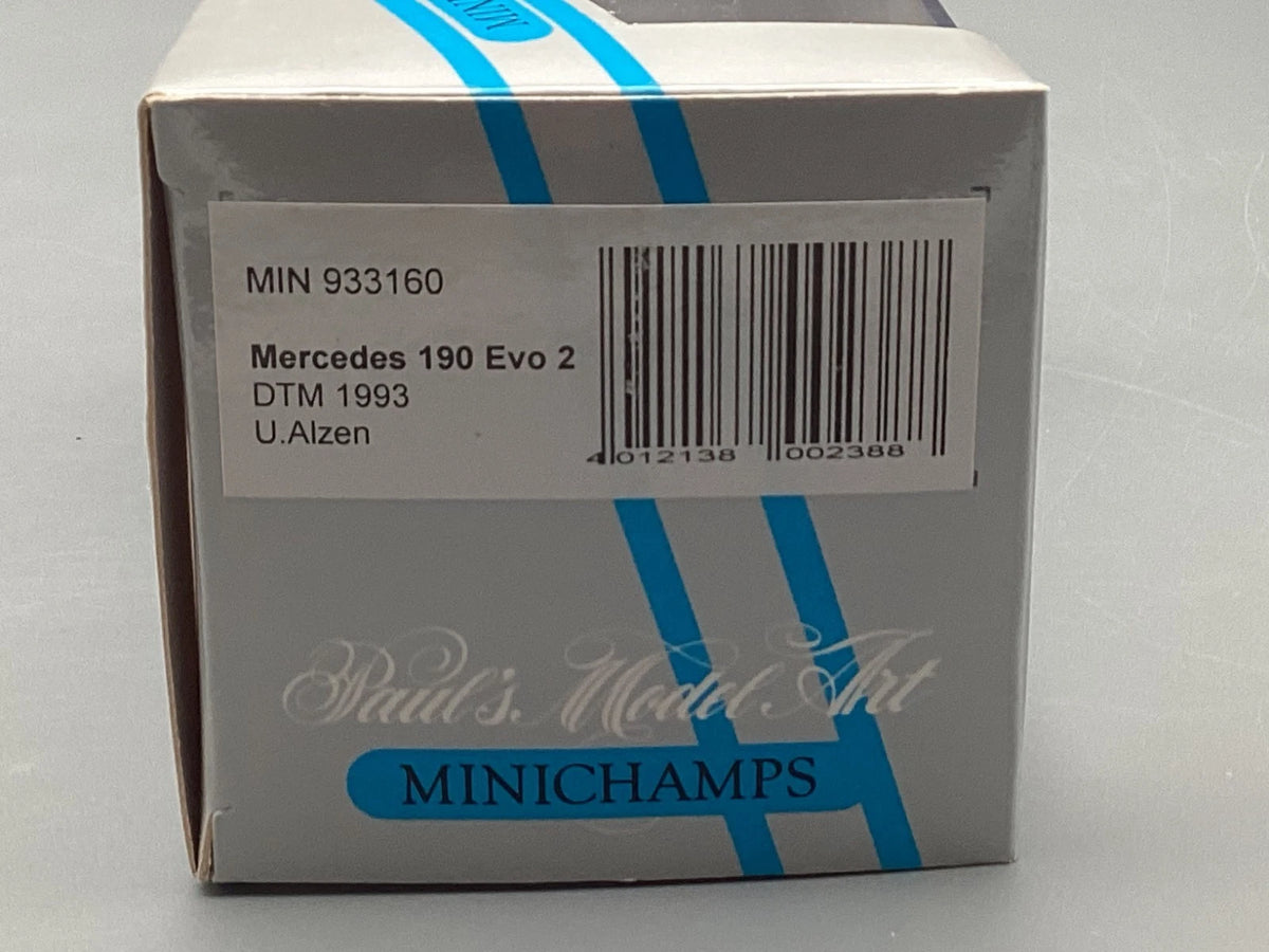 Modellautos 1:43 Minichamps Mercedes 190 Evo 2 DTM 1993 #16 in OVP
