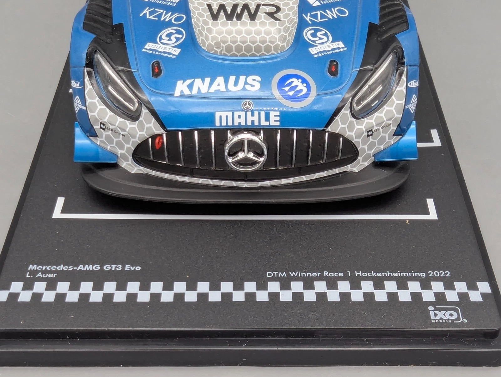 Modellautos 1:18 Ixo Mercedes AMG GT3 Evo WINNER Hockenheim DTM 2022 #22 mit OVP