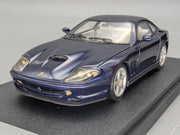 Modellautos 1:43 BBR Ferrari 550 Maranello 1996 Blau Met. mit Vitrine + OVP