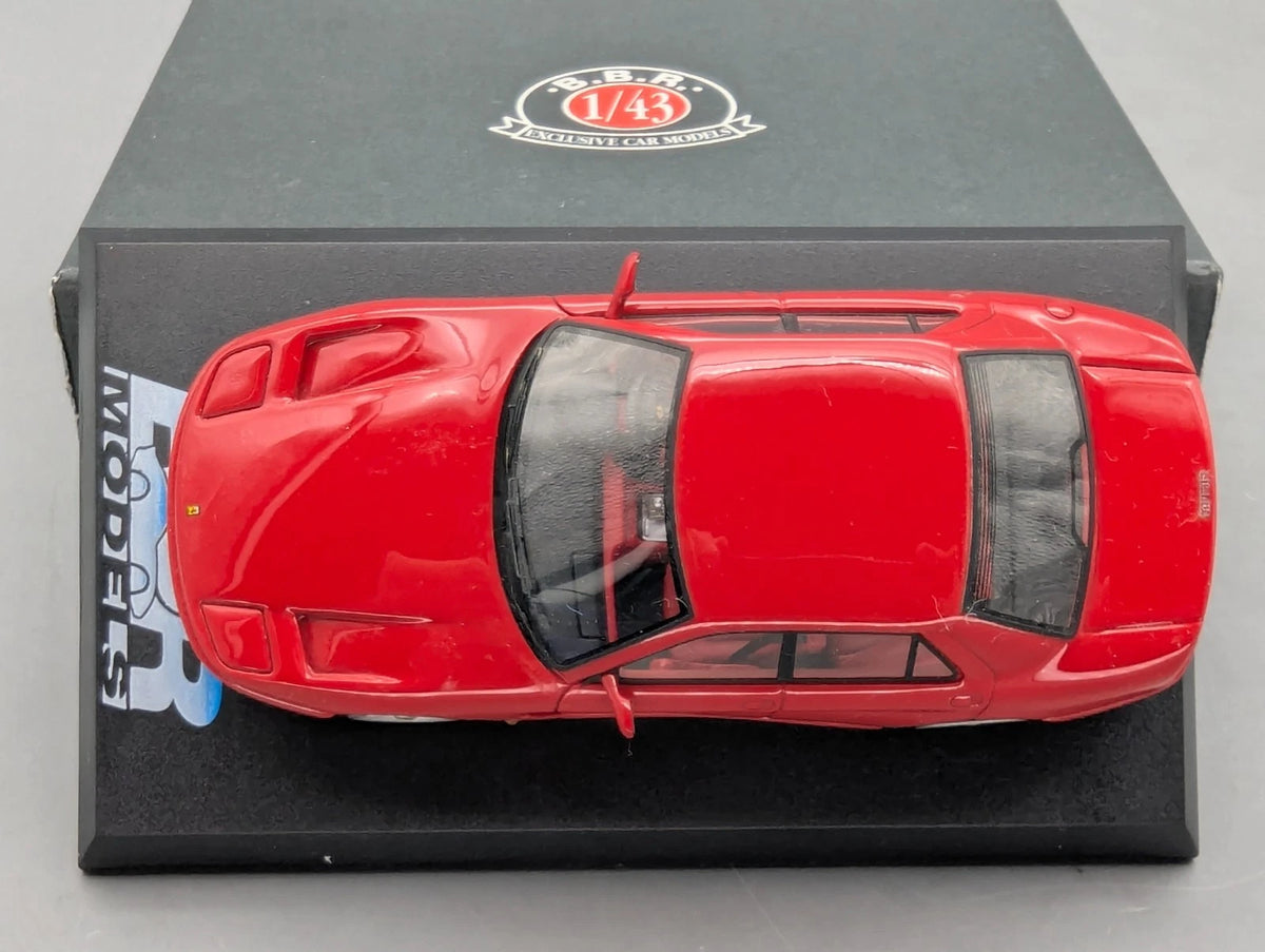 Modellautos 1:43 BBR Ferrari 456 Coupe Sultan of Brunei Rot mit OVP