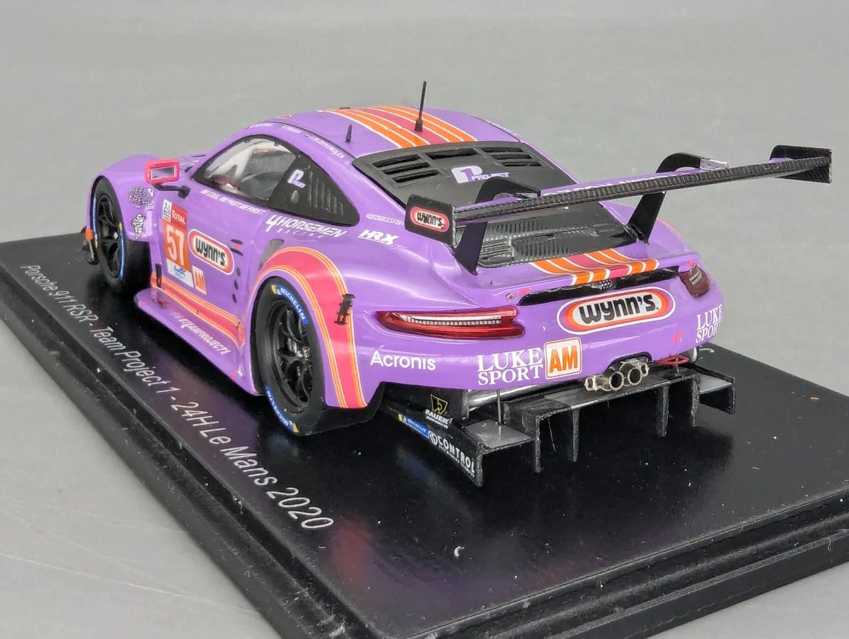 Modellautos 1:43 Spark S7988 Porsche 911 RSR 24h Le Mans 2020 #57 mit OVP