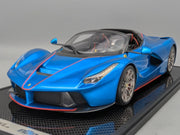 Modellautos 1:12 BBR Ferrari LaFerrari Aperta Blau UNIKAT Ltd. 01/01 Vitrine OVP